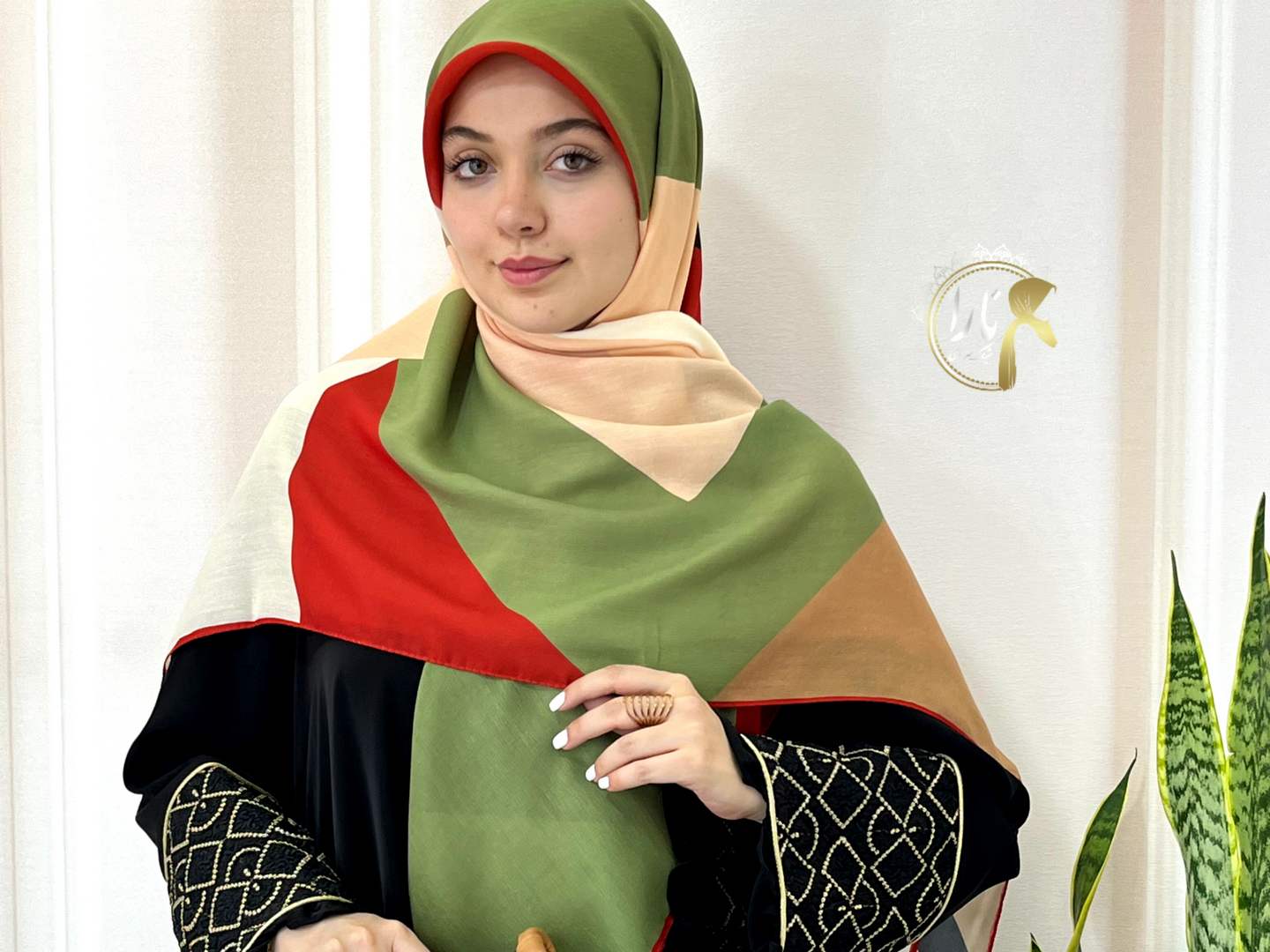 تصویر 3 از فروش عمده روسری نخی طرحدار زنانه | پرفروش و اقتصادی